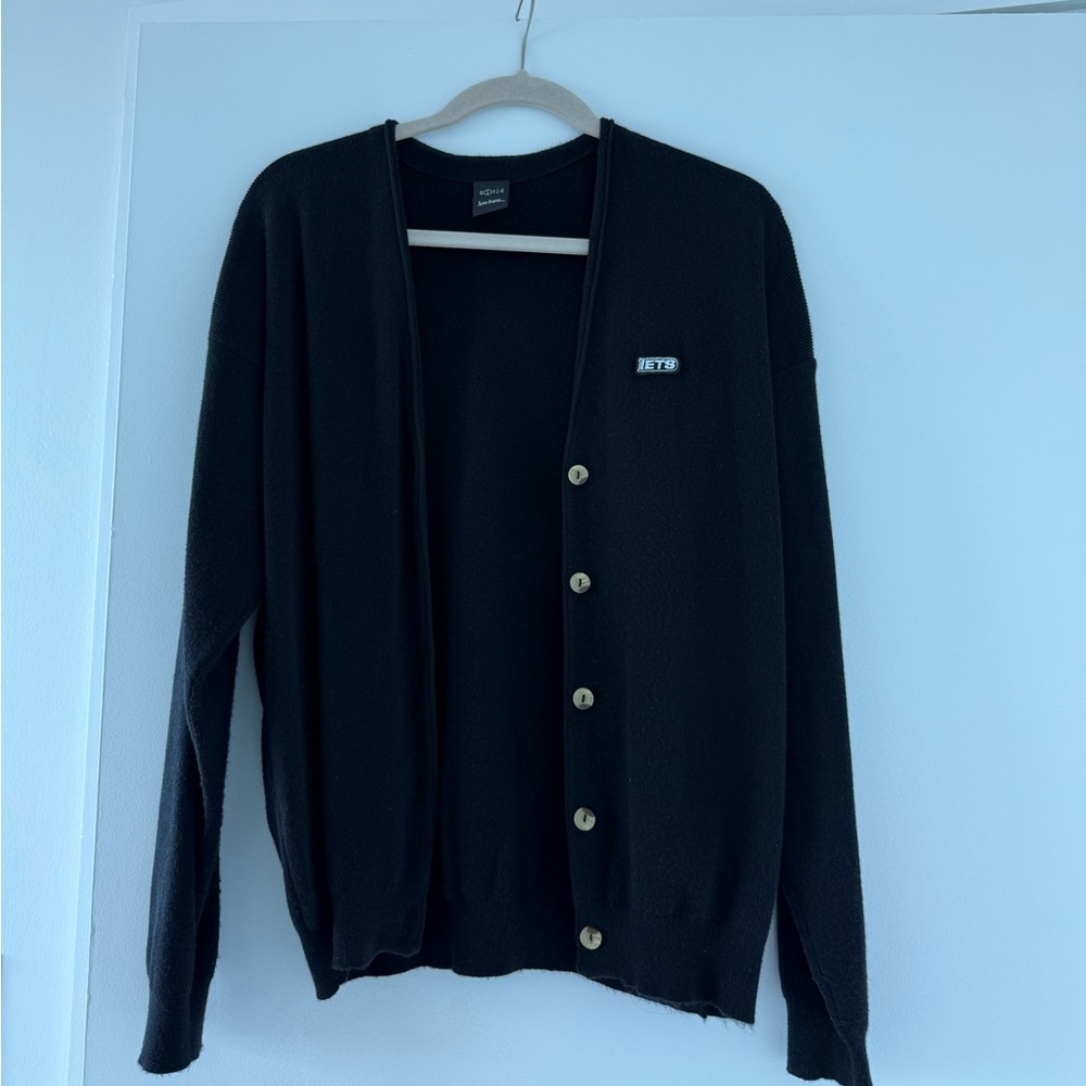 Black Cardigan Sweater
